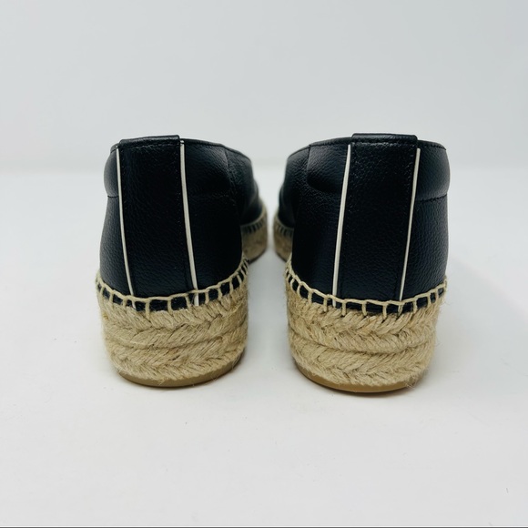 EVERLANE LEATHER ESPADRILLE WEDGE SHOES - Picture 8 of 11